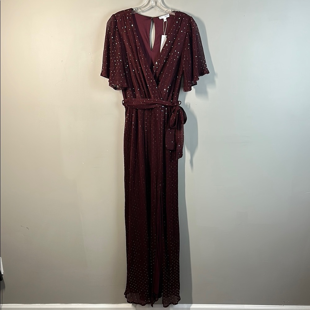 NWT Baltic Born Abigail Maxi Dress In Mulberry Size S